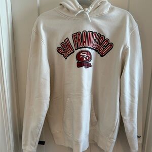 NFL White Hoodie with San Francisco Graphic